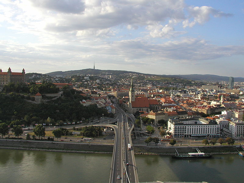 bratislavské Staré Město a Bratislavský hrad