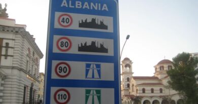 Rychlostní limity v Albánii