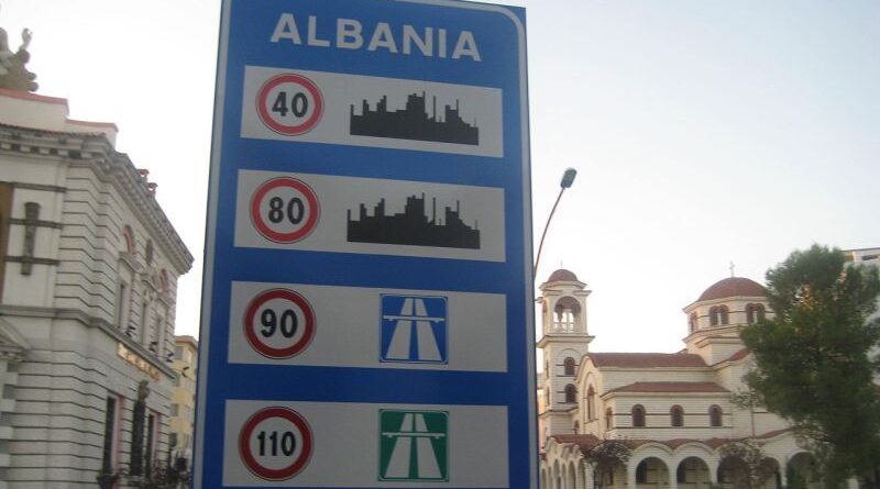 Rychlostní limity v Albánii